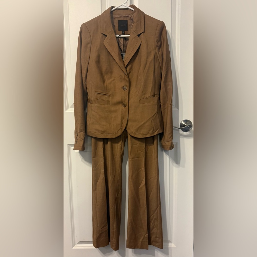 The Limited Women’s Chestnut Brown Dress Pants with Blazer Suit